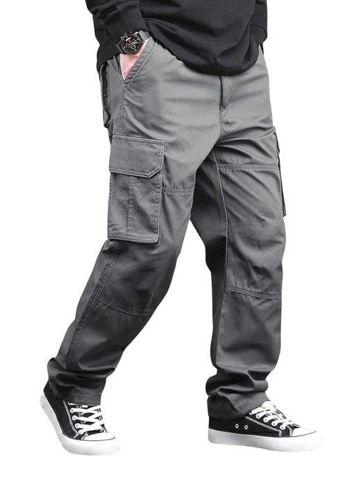 black cargo pants
