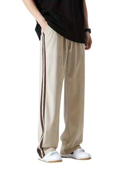 mens corduroy pants side strip lower